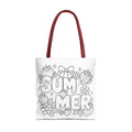 Color Your Own Tote Bag, DIY Coloring Tote for Kids, Personalized Art Bag, Creative Gift