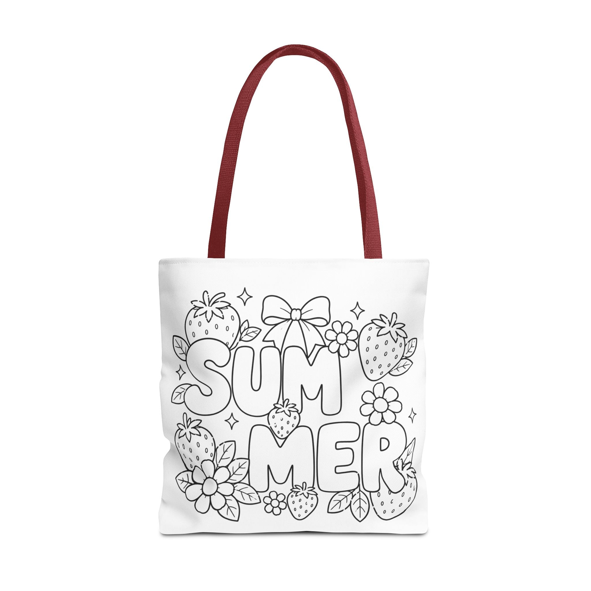 Color Your Own Tote Bag, DIY Coloring Tote for Kids, Personalized Art Bag, Creative Gift