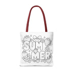 Color Your Own Tote Bag, DIY Coloring Tote for Kids, Personalized Art Bag, Creative Gift