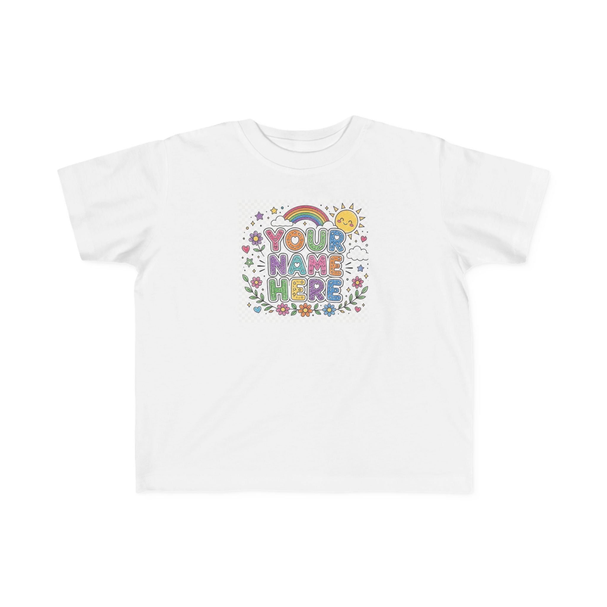🖍️ Personalized Color Your Own Kids T-Shirt
